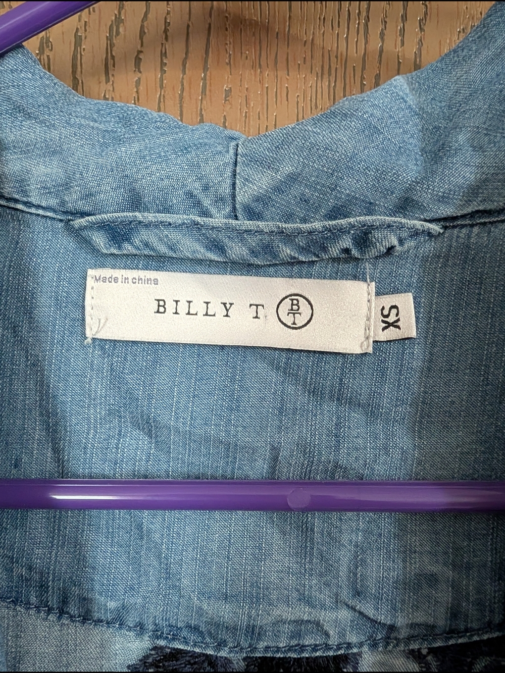 BILLY T Light Blue Denim Shirt